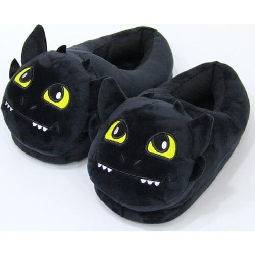 Women Winter Cartoon Flat Slipper Ladies Slip On Fashion Home Indoor Womens Soft Woman Comfort Female Shoes Fluffy Plus Size