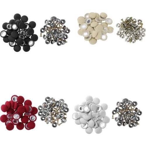 30Pcs/Set Car Roof Kit Snap Rivets Retainer Repair Button Universal Auto Roof Snap Pins for Interior Ceiling Fixing Buckle Screw