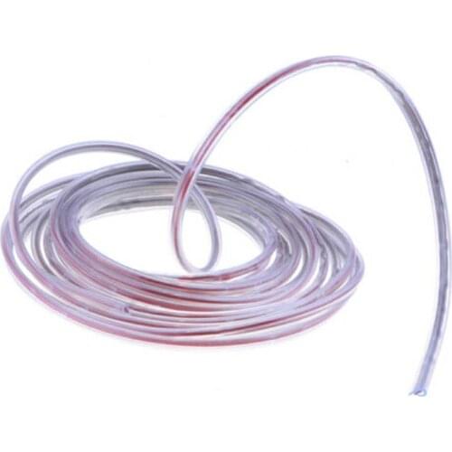 5M Car Door Edge Protector Strip Trim U Shape Guard Seal Rubber Clear Auto Part Waterproof Dustproof Noise Insulation Car Wash