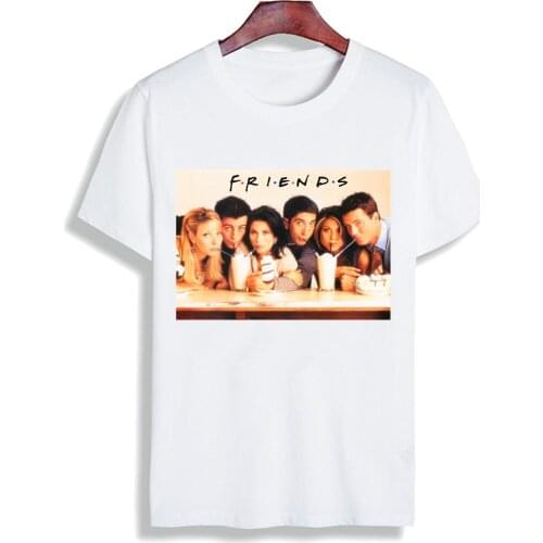 Tshirt Friends TV Show Print Short Sleeve women clothes Harajuku Ulzzang fashion Tops Casual T Shirt