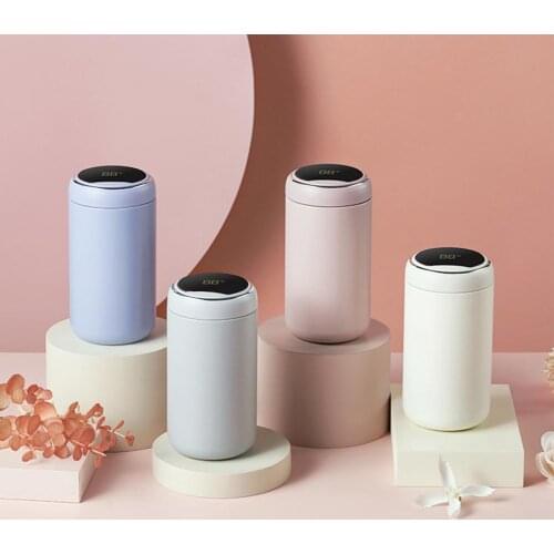 300ml Insulated Cup Eco-friendly Long Term Heat Preservation Stainless Steel Smart Vacuum Coffee Insulated Bottle for Home