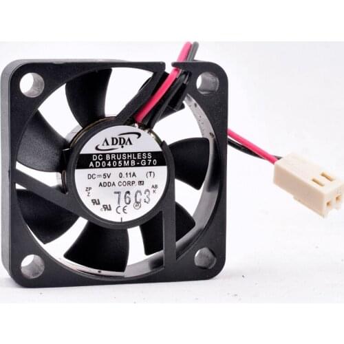 AD0405MB-G70 4cm 40mm fan 40x40x10mm DC5V 0.11A 2 ball bearings cooling fan for router cash register