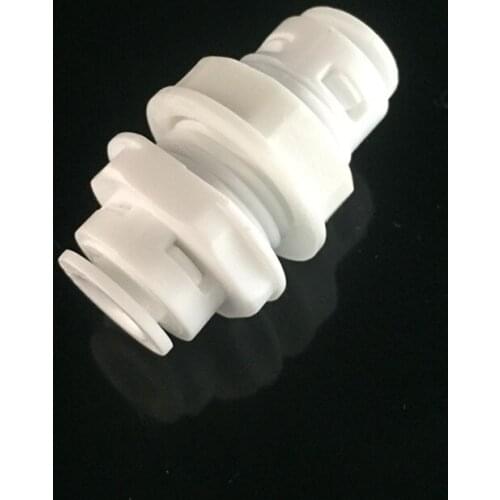 Free shipping 10PCS 6.35mm Pipe fitting bulkhead straight quick connect fitting Water purification equipment