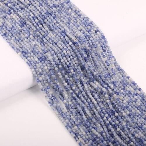 Natural Stone Beads Sodalite Stone Loose Spacer Beaded for Jewelry Making Beadwork DIY Necklace bracelet accessories Wholesale