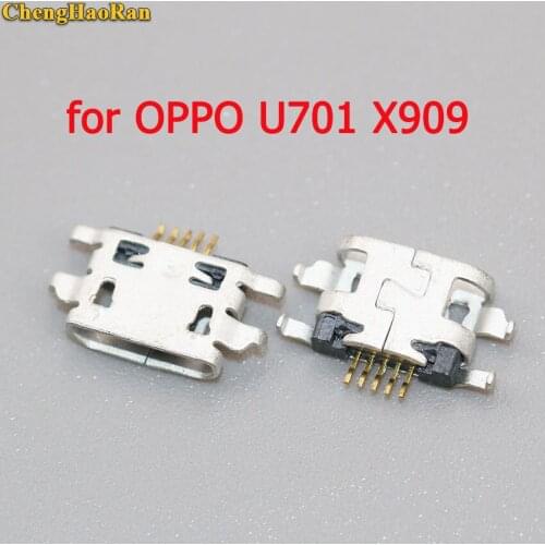 ChengHaoRan For OPPO U701 U701T U705T X909 X909T U2S U707T R801 R827 R6007 R8007 Micro USB jack connector charging port socket