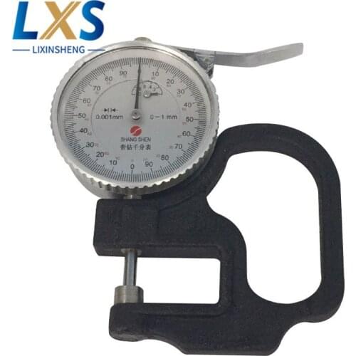 Mechincal Thickness Meter 0-5mm (0.001mm) Dial Thickness Gauge For Paper,Film,Adhesive Tape, Fabric