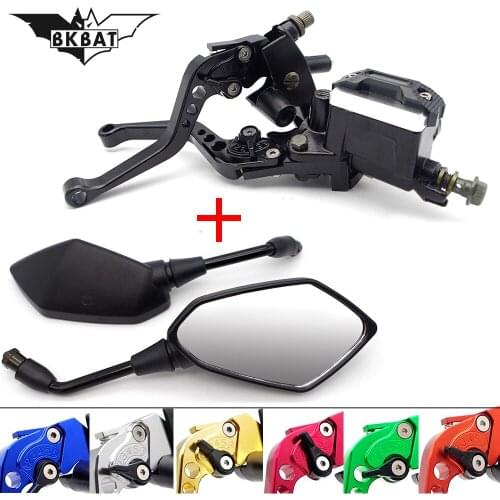 Motorcycle Hydraulic Clutch Brake Lever Master Cylinder rearview mirror For mt 03 yamaha xt660x yamaha tdm 900 kymco downtown