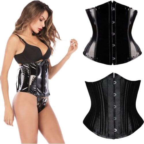 2019 New Corset Underbust Gothic and Waist cincher Bustiers Top Workout Shape Body Belt Plus size Lingerie S-2XL