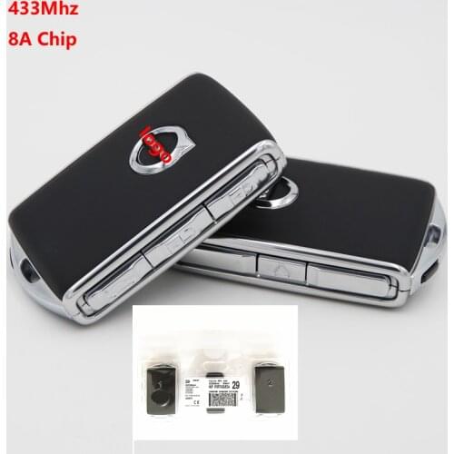 Original 6 Button Car Keyless Smart Remote Key 433Mhz with 8A Chip for VOLVO XC60 XC90 S90 S60 2016-2020 Year Keyless Remote Key