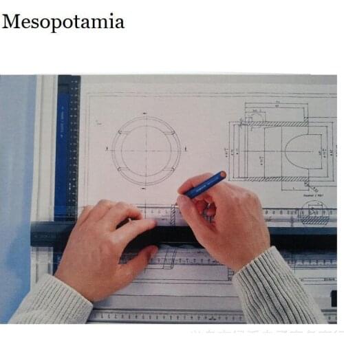 Embossing Folders Portable A3 Drawing Board Table Adjustable Angle Draftsman Tools Design Mapping Multifunction A3 Drawing Board