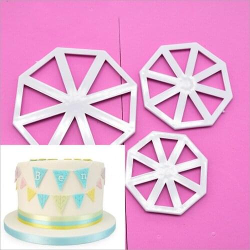 Triangle Flag Cutter Mold Cake Side Sugarcraft Fondant Cake Decorating Christmas Cake Decorating Tools Kitchen Accessories