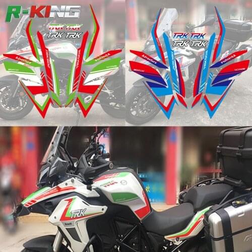 For Benelli TRK502 TRK 502 Motorcycle Headlight Fairing Protective Stickers Decals decorative motorcycle body decals