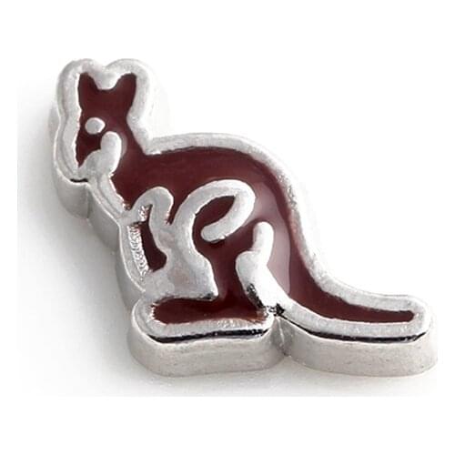 20Pcs/lot Kangaroo Floating Charms Hand-made DIY for Glass Lockets