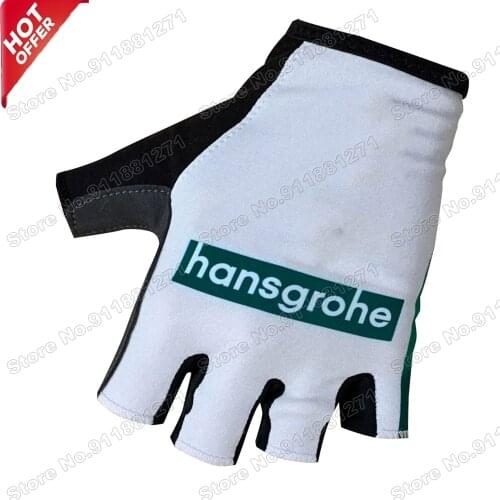 2021 Cycling Gloves Boraful Hansgrohe Champion Men Bicycle Gel Half Finger Glove One Pair Size M-XL Guante Ciclismo Gant