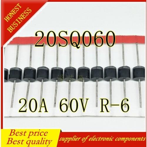 30PCS-100PCS 20SQ060 20A 60V R-6 NEW