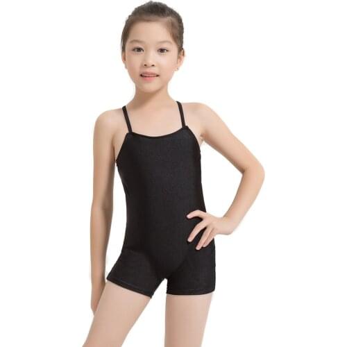 Ballet leotard girls dance biketard camisole unitard shinny nylon gymnastics leotard for girls