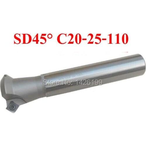 Free Shopping SD45 C20-25-110 Face Mill Shoulder Cutter For Milling Machine boring bar, Turning Tools