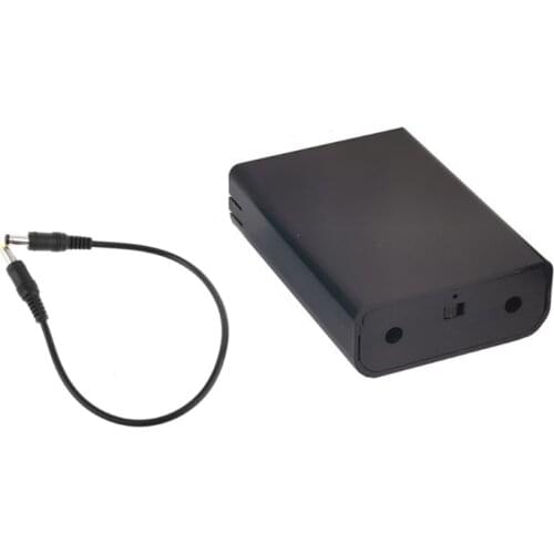 P82F 12V Output Power Supply 3x 18650 Batteries DIY Power Bank Box with Power Cable for Wifi Router LED Light Strip Speaker