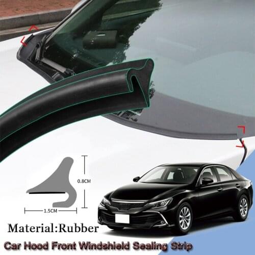 DIY Car Seal Strip Windshied Spoiler Filler Protect Edge Weatherstrip Strips Sticker Auto Accessories For Toyota Reiz 2013-2020