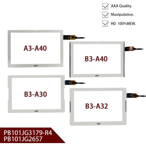 For Acer Iconia One 10 Capacitive touch screen PB101JG3179-R4 PB101JG2657 B3-A30 B3-A40 B3-A32 A3-A40 B3-A20 Glass Digitizer