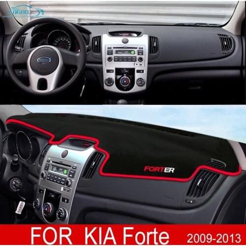 For KIA Forte 2009 2010 2011 2012 2013 TD Anti-Slip Mat Dashboard Cover Sunshade Dashmat Carpet Accessories Cerato Vivaro Koup