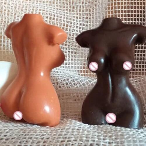 Body Candle Mold Plump Women Torso Soap Candle Silicone Mold 3D Art Body Mould