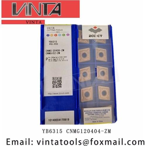 Free shipping high quality 10pcs/lots YB6315 CNMG120404-ZM cnc carbide turning inserts cutting blade tools