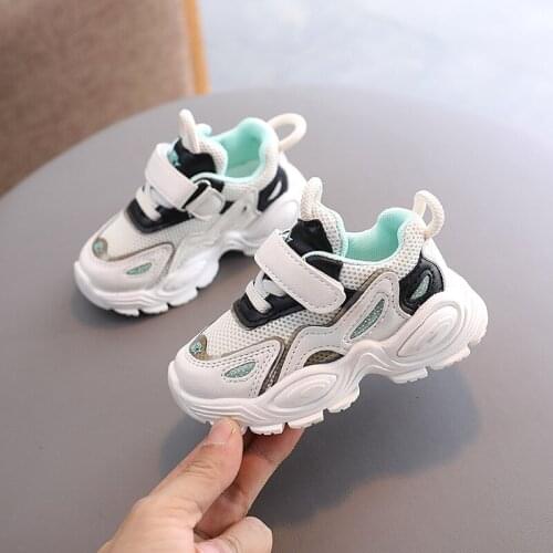 1 2 3 6 Years Autumn Child Girl Unisex Sneakers Baby Sports Shoes For Kids Boy Fashion Mesh Breathable Non-Slip Casual Shoe 2021