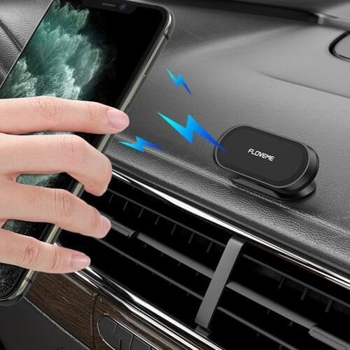 Magnetic phone holder Navigation bracket for car Dashboard Mini Strip Shape Stand 360° rotation Magnet GPS Car Mount for iphone