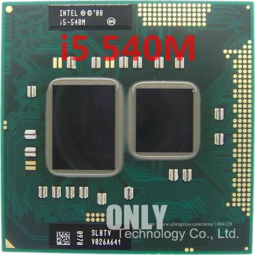Free shipping intel Laptop CPU i5 540M 2.53GHz 540 Notebook processors Laptop CPU PGA 988 Official version Computer Original