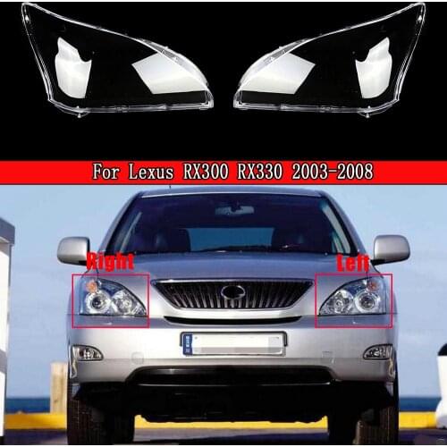 Headlamp Lens For Lexus RX300 RX330 2003 ~ 2008 Transparent Headlight Glass Shell Lamp Shade Headlamp Cover Shell Lampcover