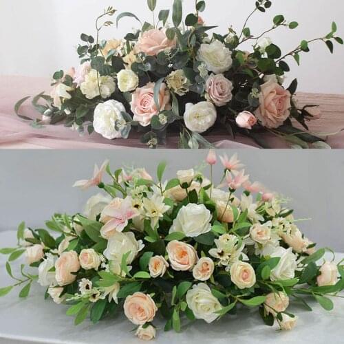 Hotel restaurant tabletop flower decoration, wedding table flower, welcome area, office conference, sign in table decoration
