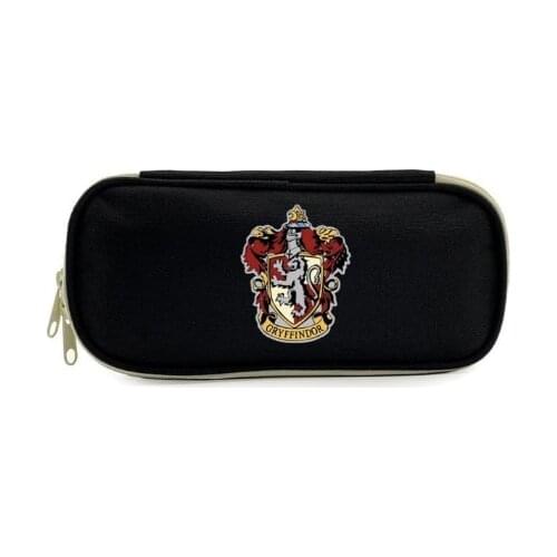 New Harri Pencil Case School Cosmetic Bag Pen Box Magic Colloge Badge Stationery Anime Potter Toys for Children Gift