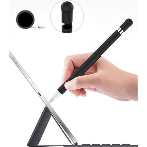 Silicone Solid Color Stylus Pen Case Protective Cases for Apples Pencil Full Protection Anti-scratch Anti-slip Cover