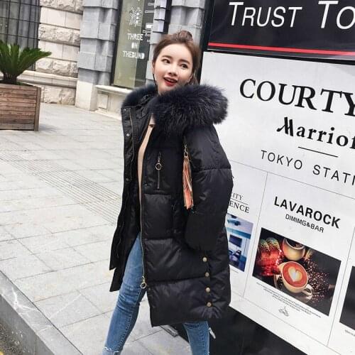 Winter Special Offer High Waist Standard Full Cotton-padded Clothes Woman 2019 New Cotton Easy Long Fund Bread Serve Loose Coat