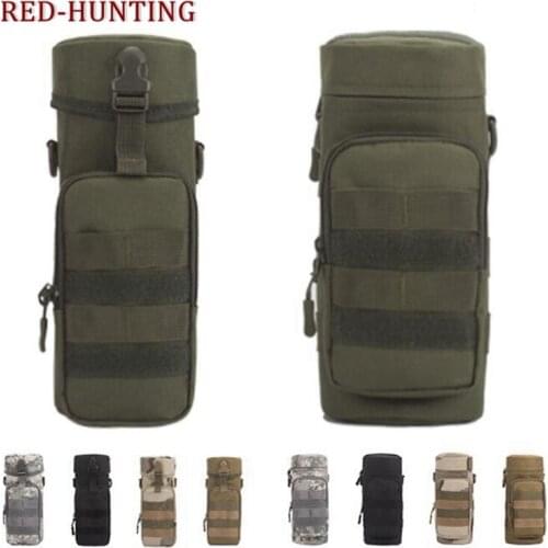 Molle Water Bottle Pouch Heat Insulating Tactical Gear Waist Shoulder Bag for Army Fans Climbing Camping Hiking Bags