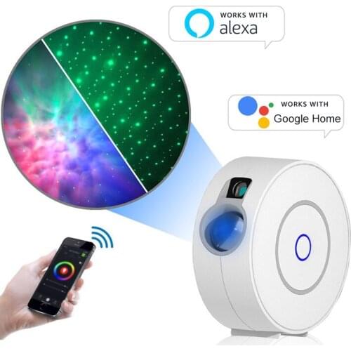 Usb Room Projector lamp Sky Laser App Control Alexa Google Home Smart Wifi Starry Music Led Star Night Light