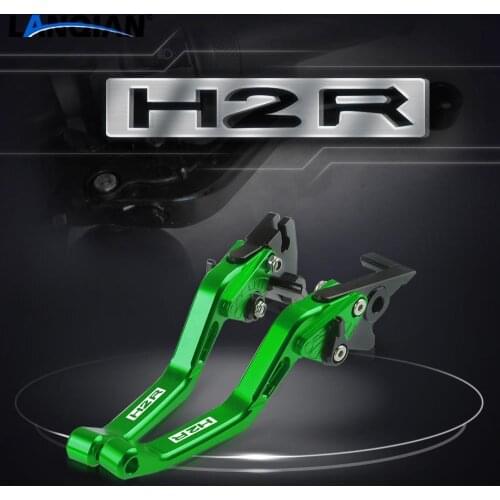 For Kawasaki H2 H2R Motorcycle Parts Short Aluminum Adjustable Brake Clutch Levers H2 H2R H2 R 2015 2016 Accessories
