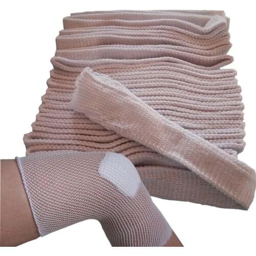 1pcs 6# 5Meter medical elastic mesh cotton white bandage mesh hoop tube band gauze hourglass mesh roll air permeability and anti