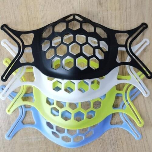 10Pcs 3D Face Mask Inner Support Frame Silicone Mouth Mask Bracket Food Grade Silicone Mask Holder Breathable Valve Reusable