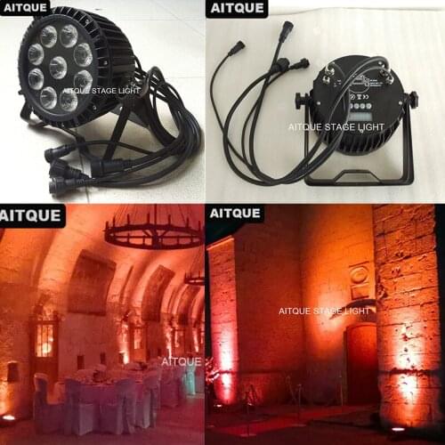 50lot Outdoor dj led par led stage par light 9x15w rgbwa par led rgbwa ip65 led par can