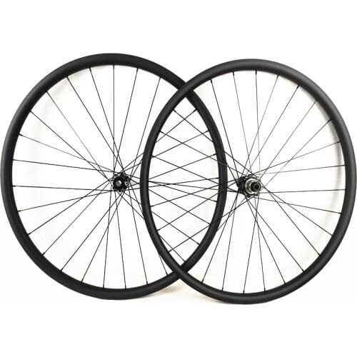 Asymmetric mtb wheels 27.5 AM 30x35mm disc tubeless carbon wheels powerway M39 boost mountain bike wheelset pillar 1423 spokes