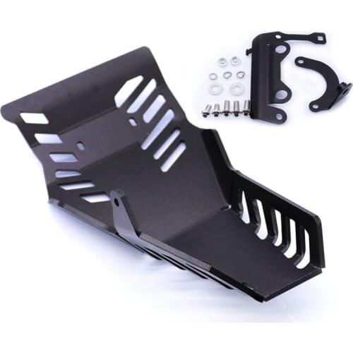 Black Skid Plate Engine Protection for Ducati MTS1200 Multistrada MTS 1200 2015 2016 2017