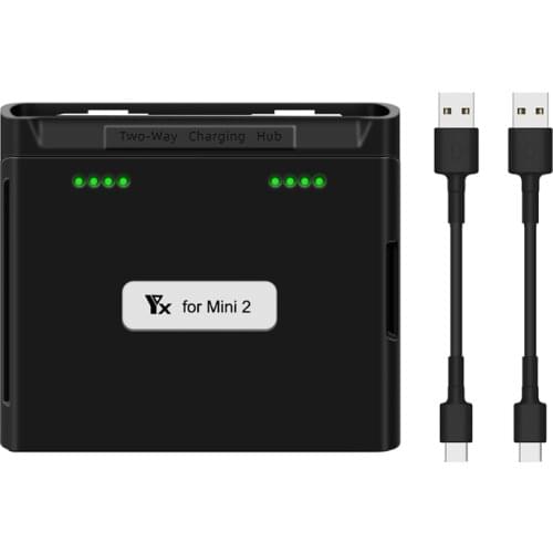Mini Two-Way Charging Hub Batteries Manager Quickly Charge Power Bank Drone Accessories Compatible with Mavic Mini 2/Mini SE