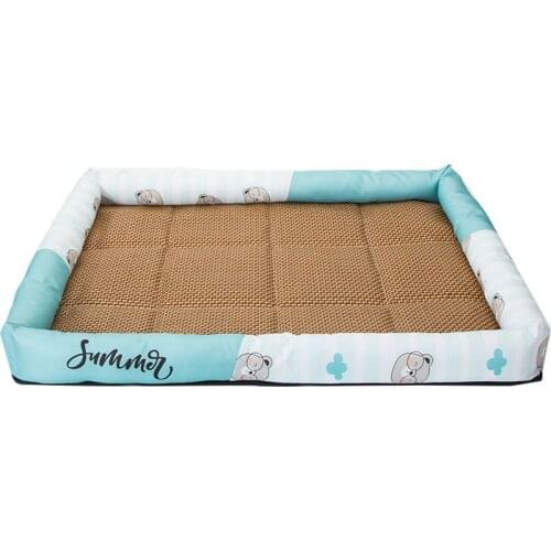 Dog Breathable Mat Summer Cooling Bed For Puppy Comfortable Anti-slip Bed For Small Medium Dogs Cat Sleeping Cooling House