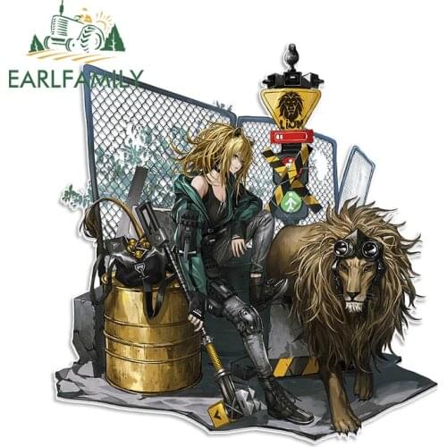 EARLFAMILY 13cm x 13cm for Arknights Car Stickers Motorcycle Decal Vinyl Car Wrap Camper Accessoires Waterproof Sunscreen Decor