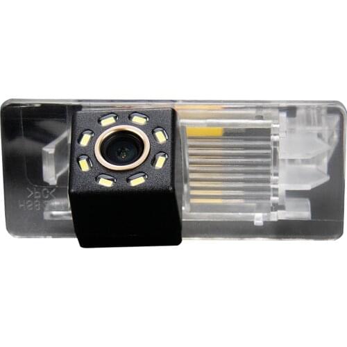 Misayaee Car Rear View Reverse Parking Camera Golden 8 LED for Polo Sedan Jett a Skoda Octavia A7 Yeti Rapid 2011-2016