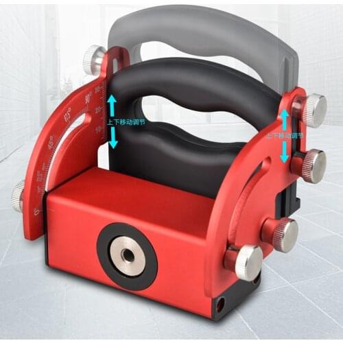 Woodworking Oblique Hole Locator Pocket Hole Drill Guide Dowel Jig 6/8/10/12mm Doweling Jig Wood Board Splicing Center Scriber