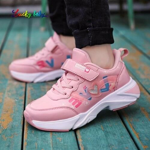 2021 Kids Sneakers Girls Shoes Fashion Casual Children Sports Shoes for Girl Running Child Shoes Chaussure Enfant Winter