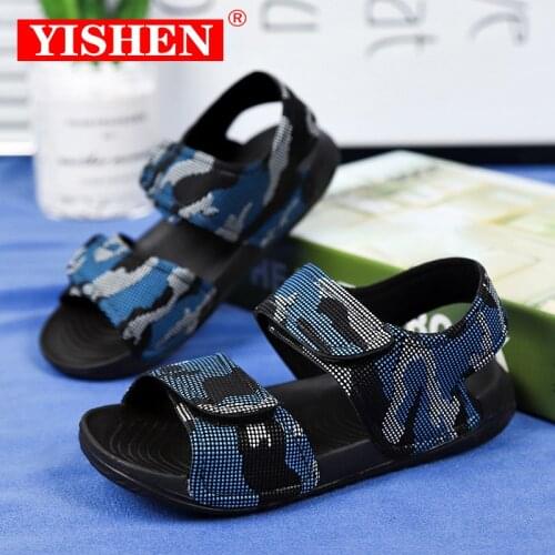 YISHEN Summer 2021 New Sandals Boys Girls Sandals Infant Casual Soft Soled Anti-Slip Children Kids Shoes Summer Beach Sandals